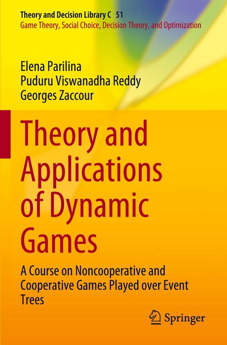 Elena Parilina: Theory and Applications of Dynamic Games, Buch