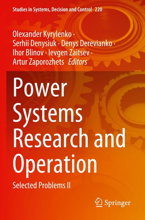 Power Systems Research and Operation, Buch