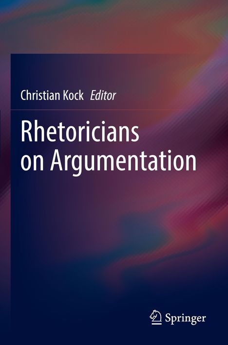 Rhetoricians on Argumentation, Buch