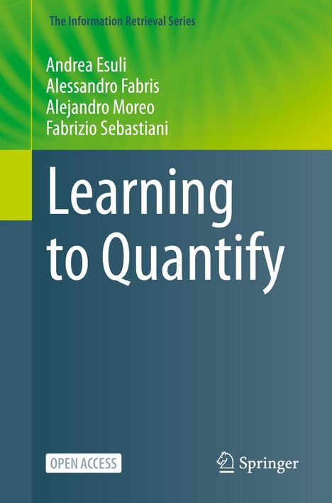 Andrea Esuli: Learning to Quantify, Buch