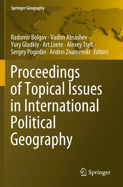 Proceedings of Topical Issues in International Political Geography, Buch