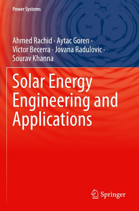 Ahmed Rachid: Solar Energy Engineering and Applications, Buch