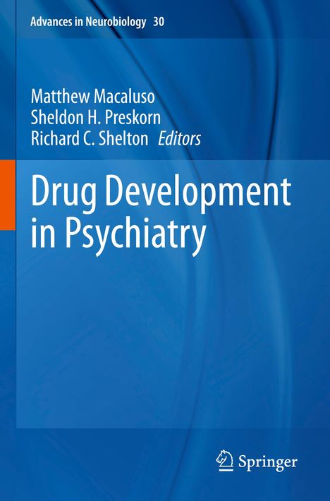 Drug Development in Psychiatry, Buch