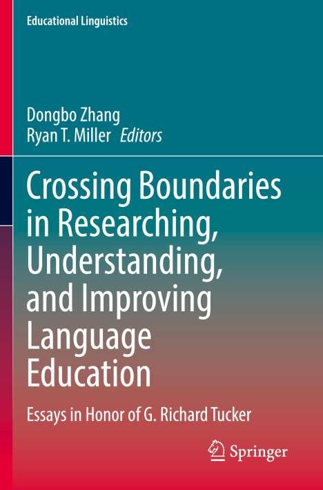 Crossing Boundaries in Researching, Understanding, and Improving Language Education, Buch