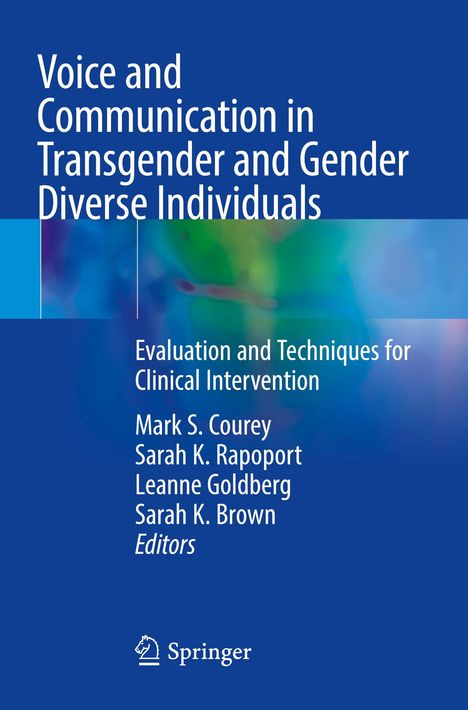 Voice and Communication in Transgender and Gender Diverse Individuals, Buch