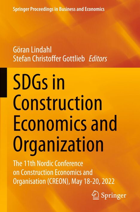 SDGs in Construction Economics and Organization, Buch