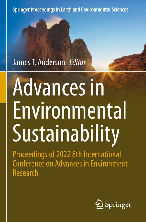 Advances in Environmental Sustainability, Buch