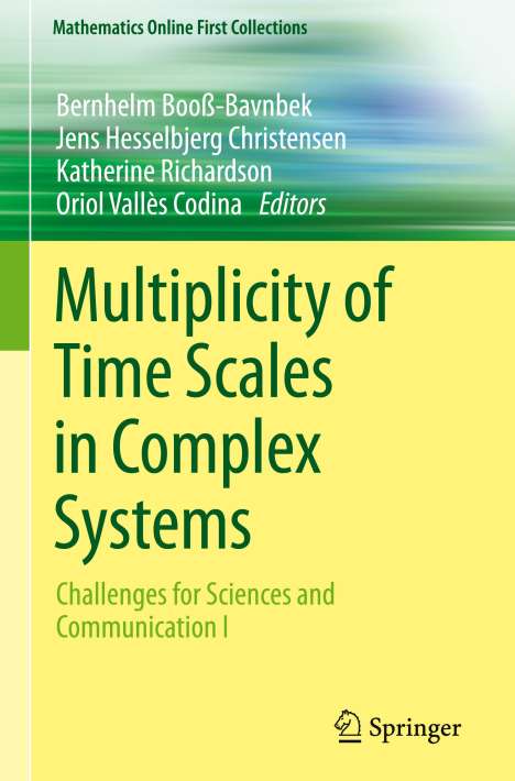 Multiplicity of Time Scales in Complex Systems, Buch
