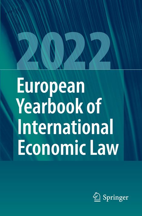 European Yearbook of International Economic Law 2022, Buch