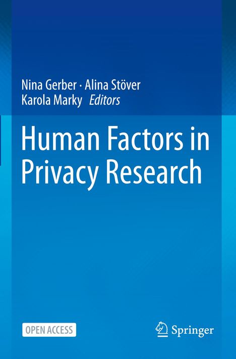 Human Factors in Privacy Research, Buch