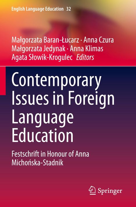 Contemporary Issues in Foreign Language Education, Buch