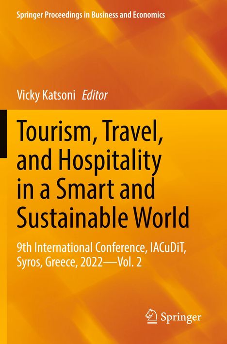 Tourism, Travel, and Hospitality in a Smart and Sustainable World, Buch