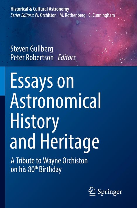 Essays on Astronomical History and Heritage, Buch