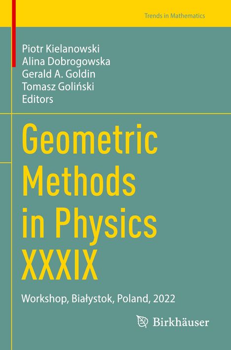 Geometric Methods in Physics XXXIX, Buch