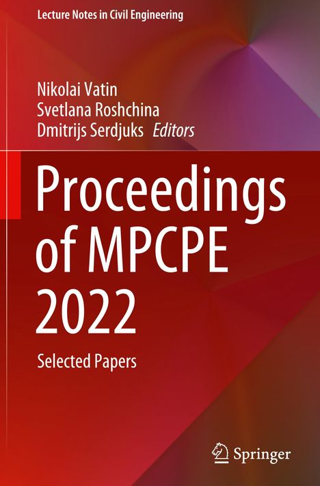 Proceedings of MPCPE 2022, Buch