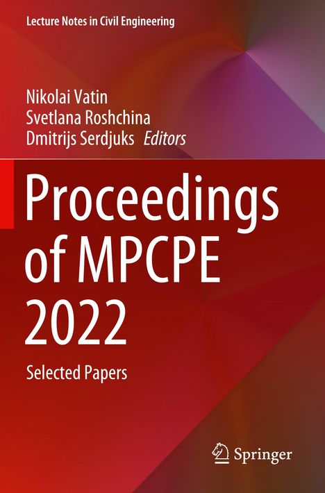 Proceedings of MPCPE 2022, Buch