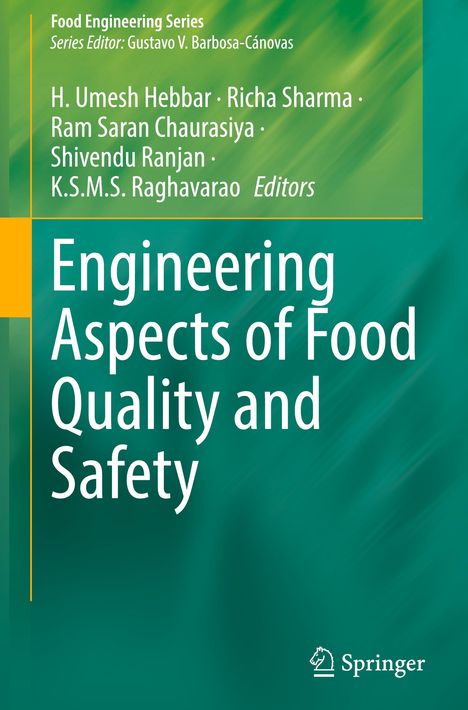 Engineering Aspects of Food Quality and Safety, Buch