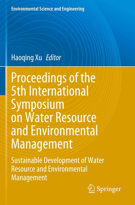 Proceedings of the 5th International Symposium on Water Resource and Environmental Management, Buch