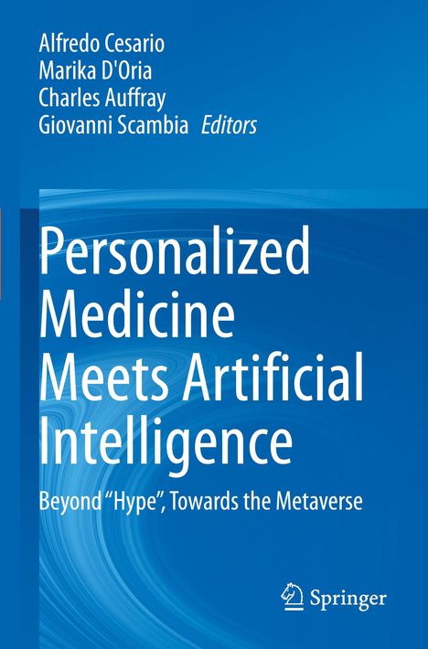 Personalized Medicine Meets Artificial Intelligence, Buch