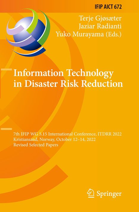 Information Technology in Disaster Risk Reduction, Buch