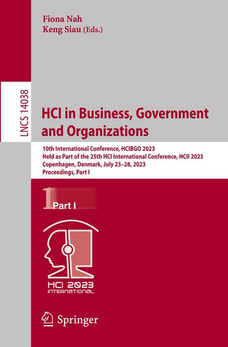 HCI in Business, Government and Organizations, Buch