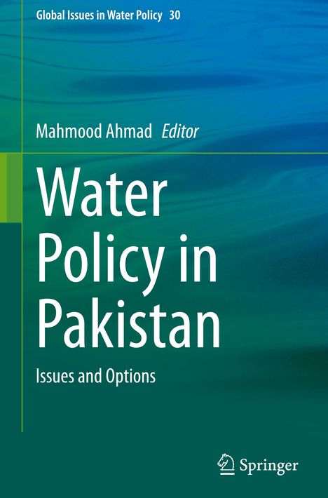 Water Policy in Pakistan, Buch