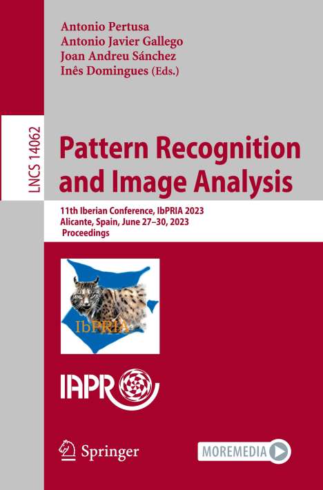 Pattern Recognition and Image Analysis, Buch