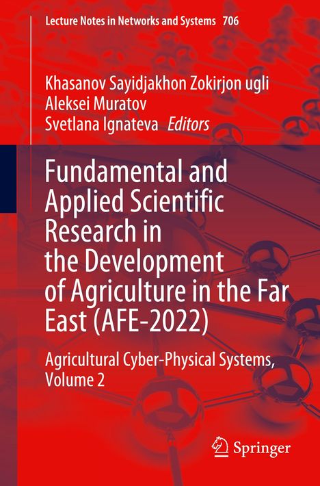 Fundamental and Applied Scientific Research in the Development of Agriculture in the Far East (AFE-2022), Buch