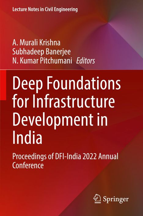 Deep Foundations for Infrastructure Development in India, Buch