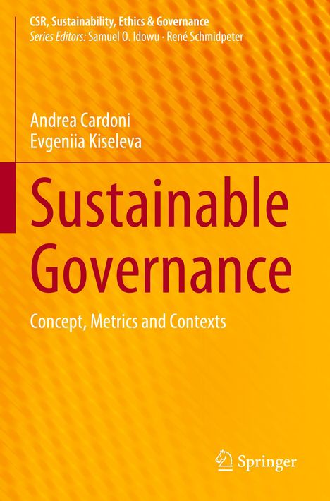 Evgeniia Kiseleva: Sustainable Governance, Buch