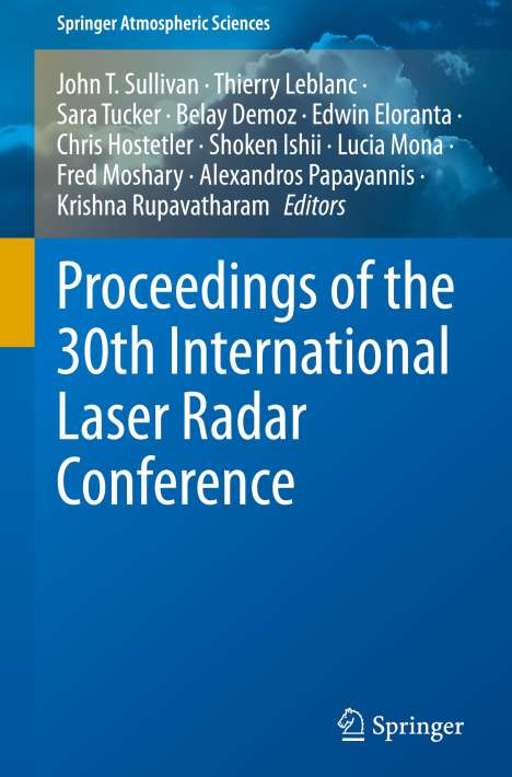 Proceedings of the 30th International Laser Radar Conference, Buch