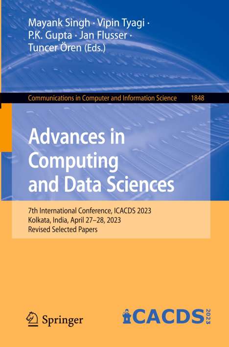 Advances in Computing and Data Sciences, Buch