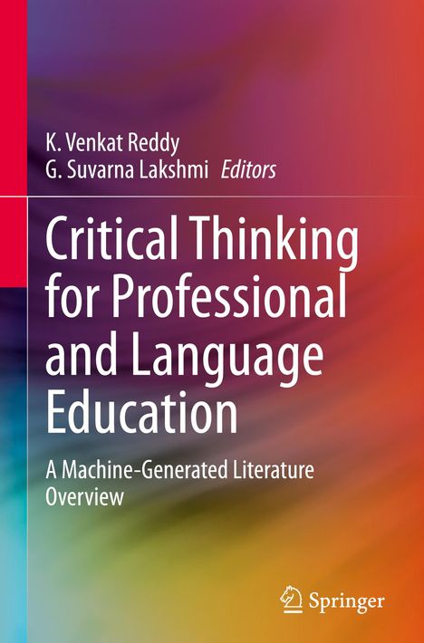 Critical Thinking for Professional and Language Education, Buch