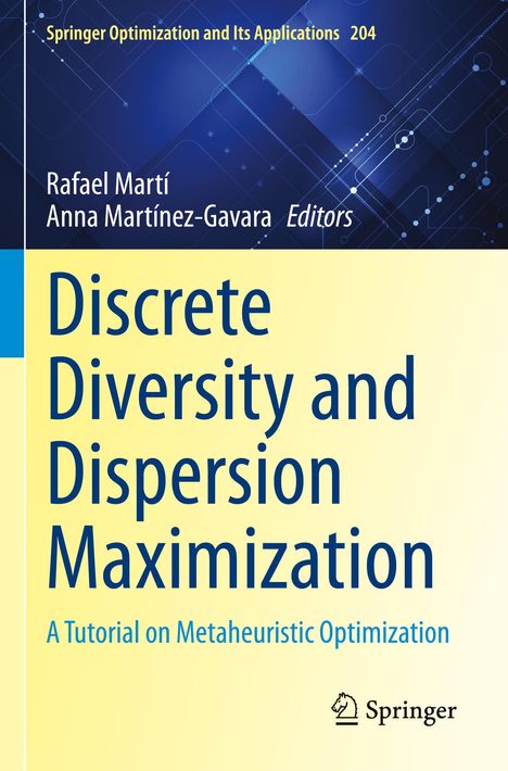 Discrete Diversity and Dispersion Maximization, Buch