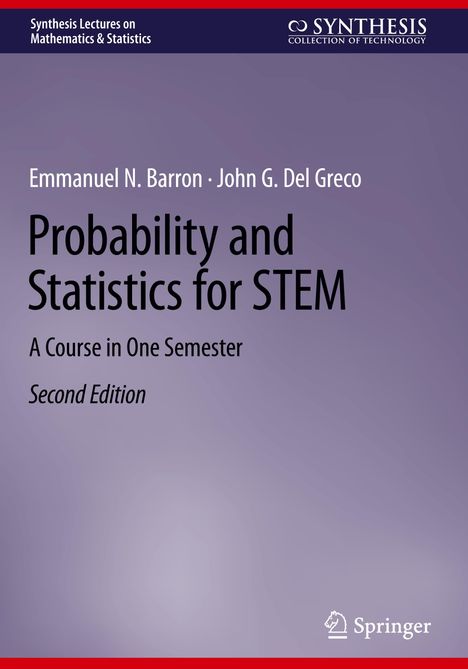 John G. Del Greco: Probability and Statistics for STEM, Buch