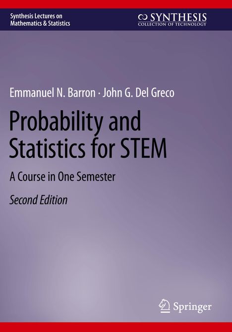 John G. Del Greco: Probability and Statistics for STEM, Buch
