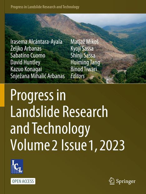 Progress in Landslide Research and Technology, Volume 2 Issue 1, 2023, Buch