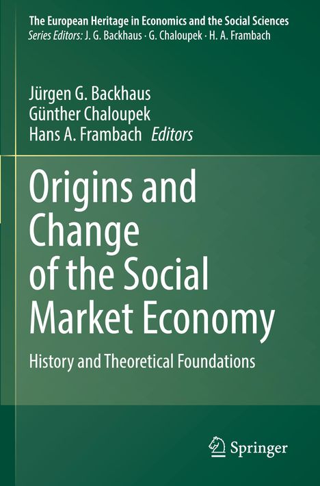 Origins and Change of the Social Market Economy, Buch