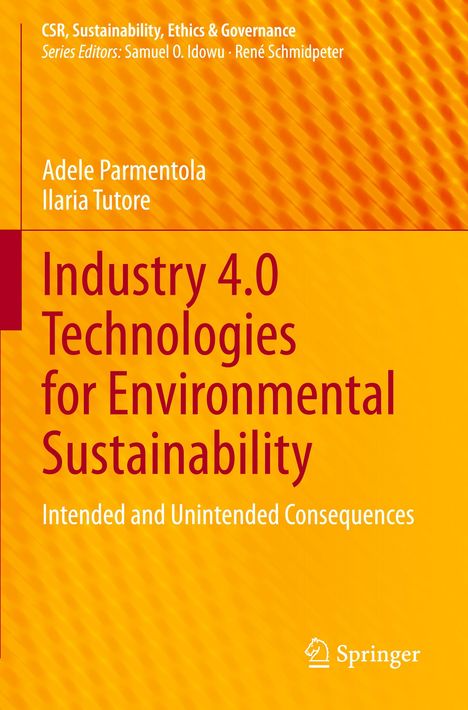 Ilaria Tutore: Industry 4.0 Technologies for Environmental Sustainability, Buch