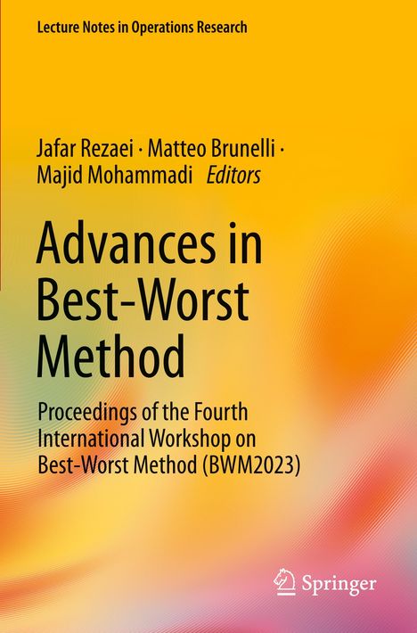 Advances in Best-Worst Method, Buch