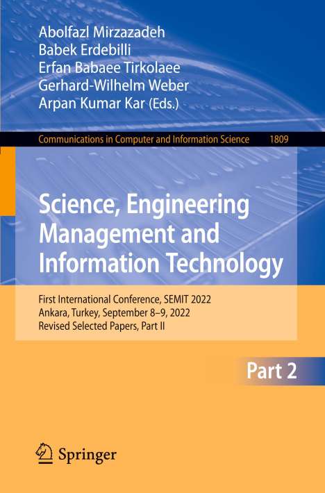 Science, Engineering Management and Information Technology, Buch