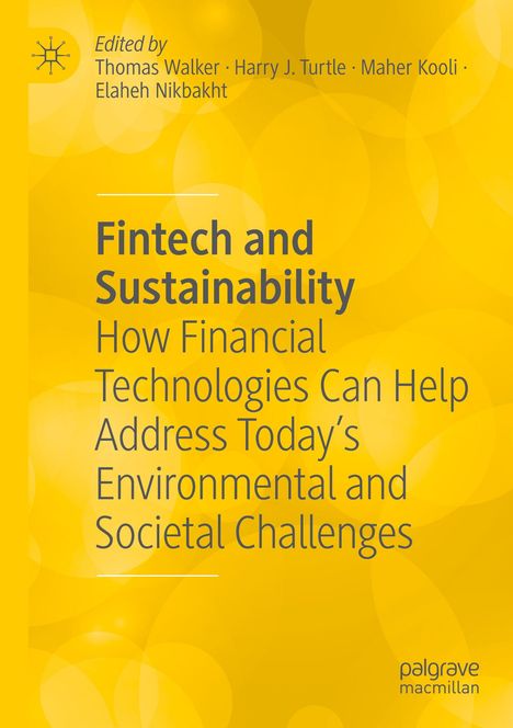 Fintech and Sustainability, Buch