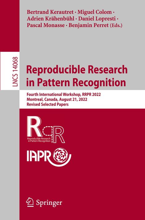 Reproducible Research in Pattern Recognition, Buch