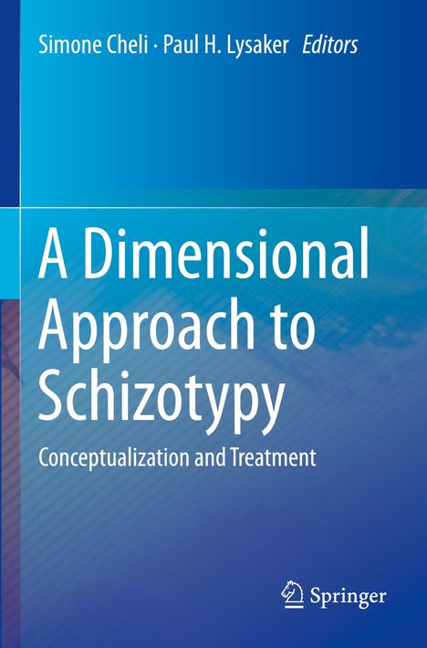 A Dimensional Approach to Schizotypy, Buch