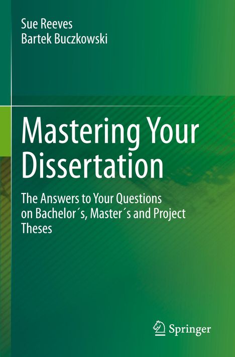 Bartek Buczkowski: Mastering Your Dissertation, Buch