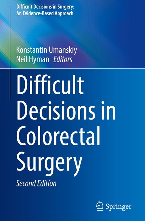 Difficult Decisions in Colorectal Surgery, Buch
