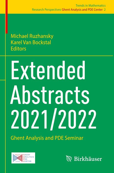 Extended Abstracts 2021/2022, Buch