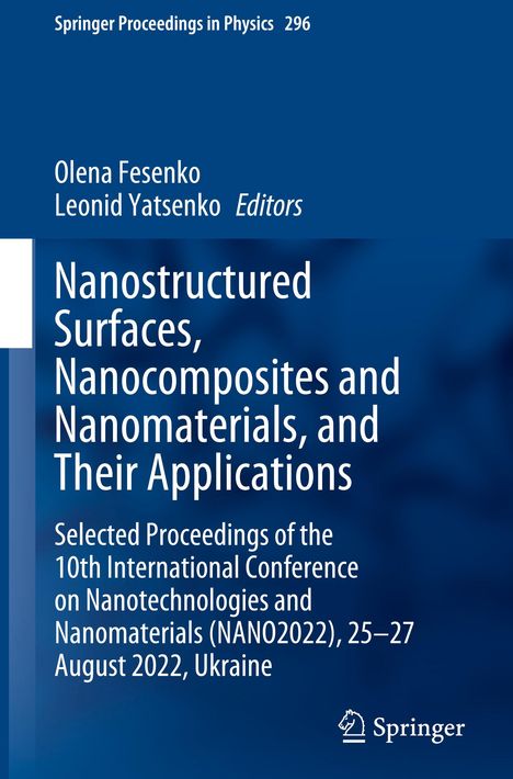 Nanostructured Surfaces, Nanocomposites and Nanomaterials, and Their Applications, Buch