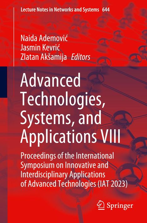 Advanced Technologies, Systems, and Applications VIII, Buch