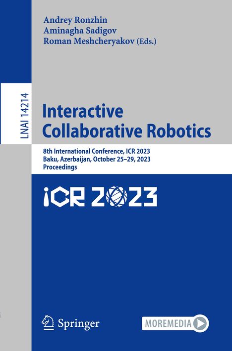 Interactive Collaborative Robotics, Buch